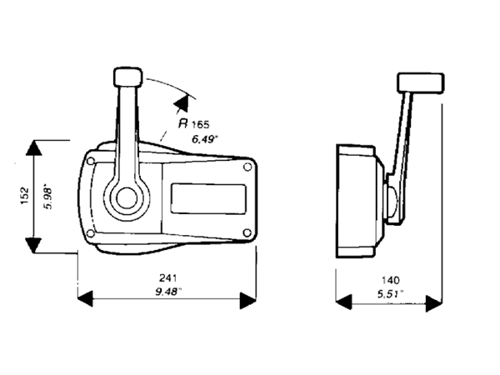 Ultraflex motorbediening Aansluitset Voor B89/B90 - 00012791 02 small - 00012791