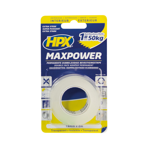 Max power transparant 19mm x 2M - 00105011 01 small - 00105011