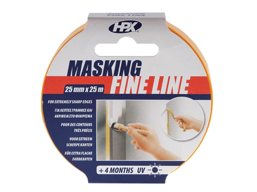 Masking tape 4400 - oranje 25mm x 25M - 00105038 01 small - 00105038