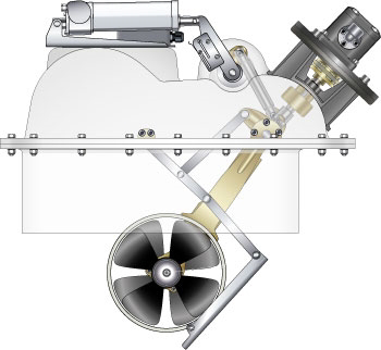 Quick intrekbare boegschroef 105 kgf 24V - 00111555 3 - 00111555