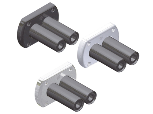 Ultraflex dubbele hydraulische leiding doorvoer, zwart - 00122740 02 small - 00122740