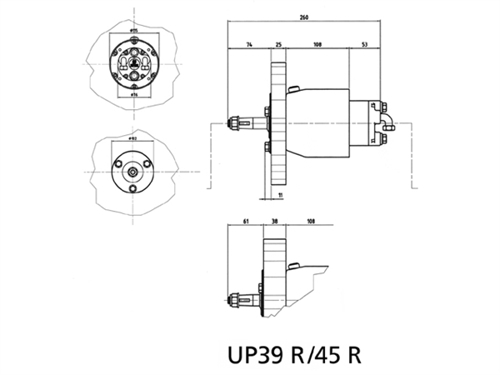 Ultraflex Stuurpomp UP28 F, Opbouw - 00122801 03 small - 00122801