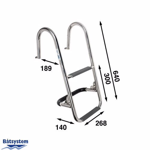 B&aring;tsystem RVS zij ladder 2-treden - 00301993 03 small - 00301993