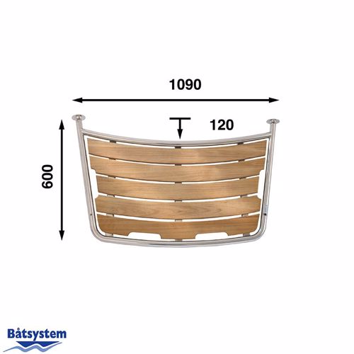 B&aring;tsystem rvs zeilbootplatform 109x60cm 60-serie PT1006030 - 00302001 02 small - 00302001