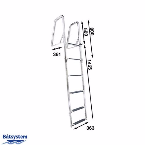 B&aring;tsystem RVS zwemtrap, 6 treden, BUT50 - 00302048 02 small - 00302048