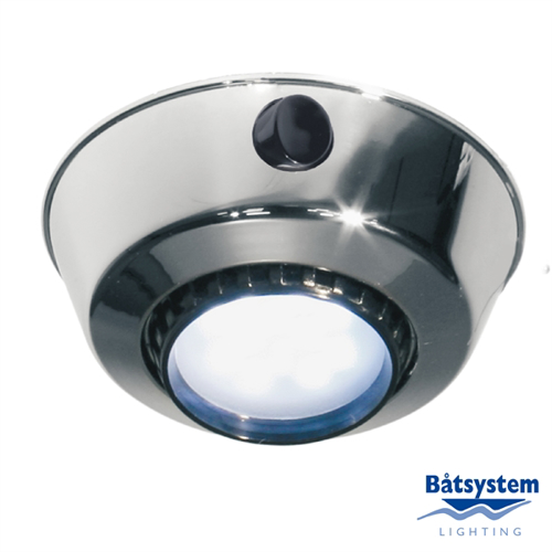 B&aring;tsystem Comet SMD LED, matzilver, switch, surface mounted - 00308601 01 small - 00308601