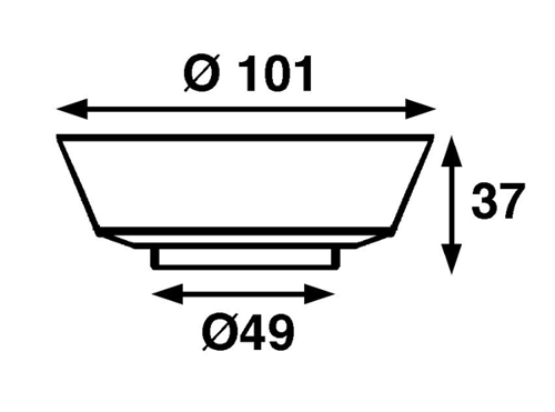 B&aring;tsystem Comet SMD LED, chroom met schakelaar opbouw - 00308699 02 small - 00308699