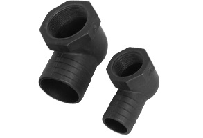 Kunststof adapter 90&deg; 1 inch, 1.1/4 inch slang - 00308950 01 small - 00308950