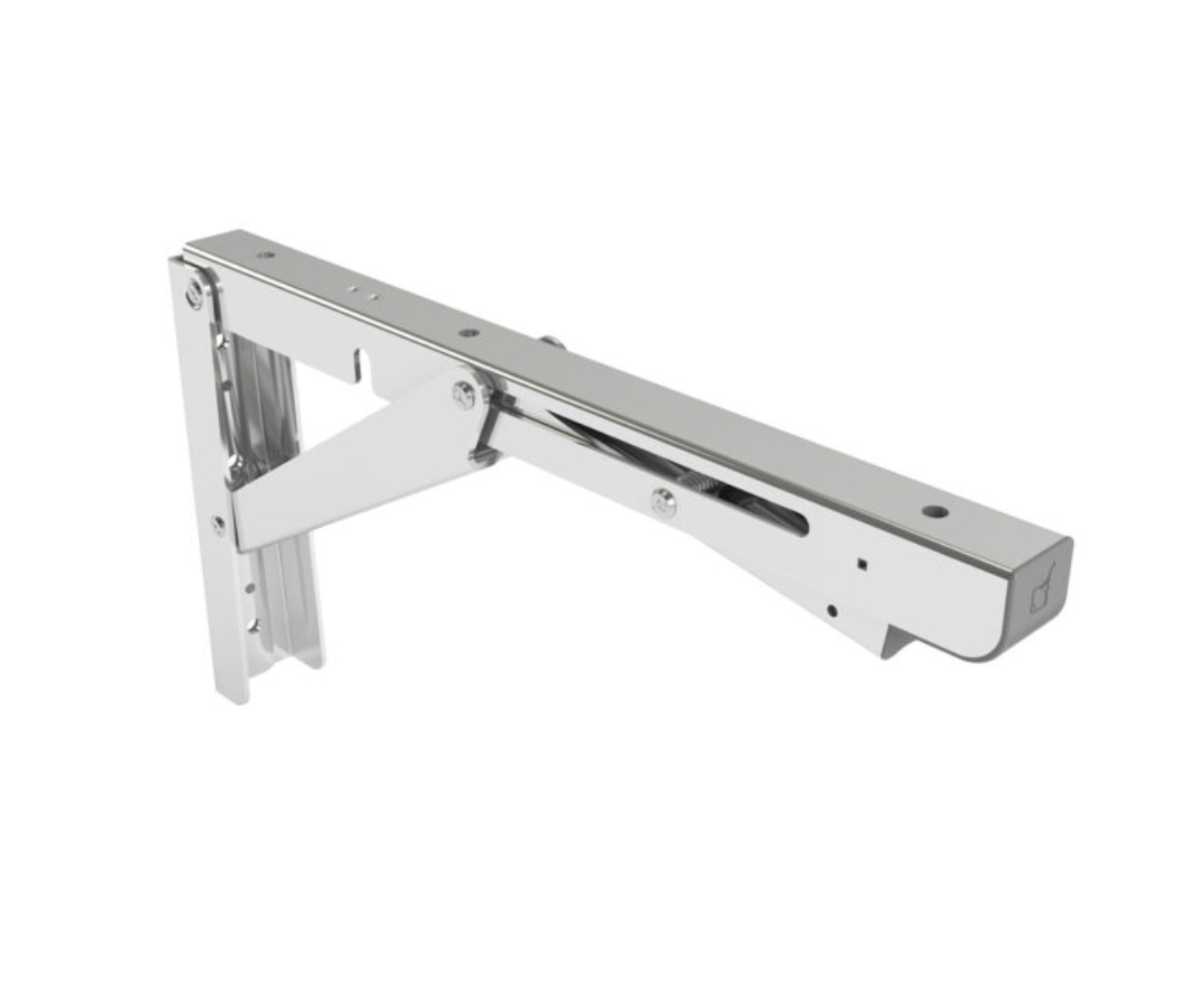 Roca Robust XL rvs zwart opklapbare steun - 00308966 1 - 00308966