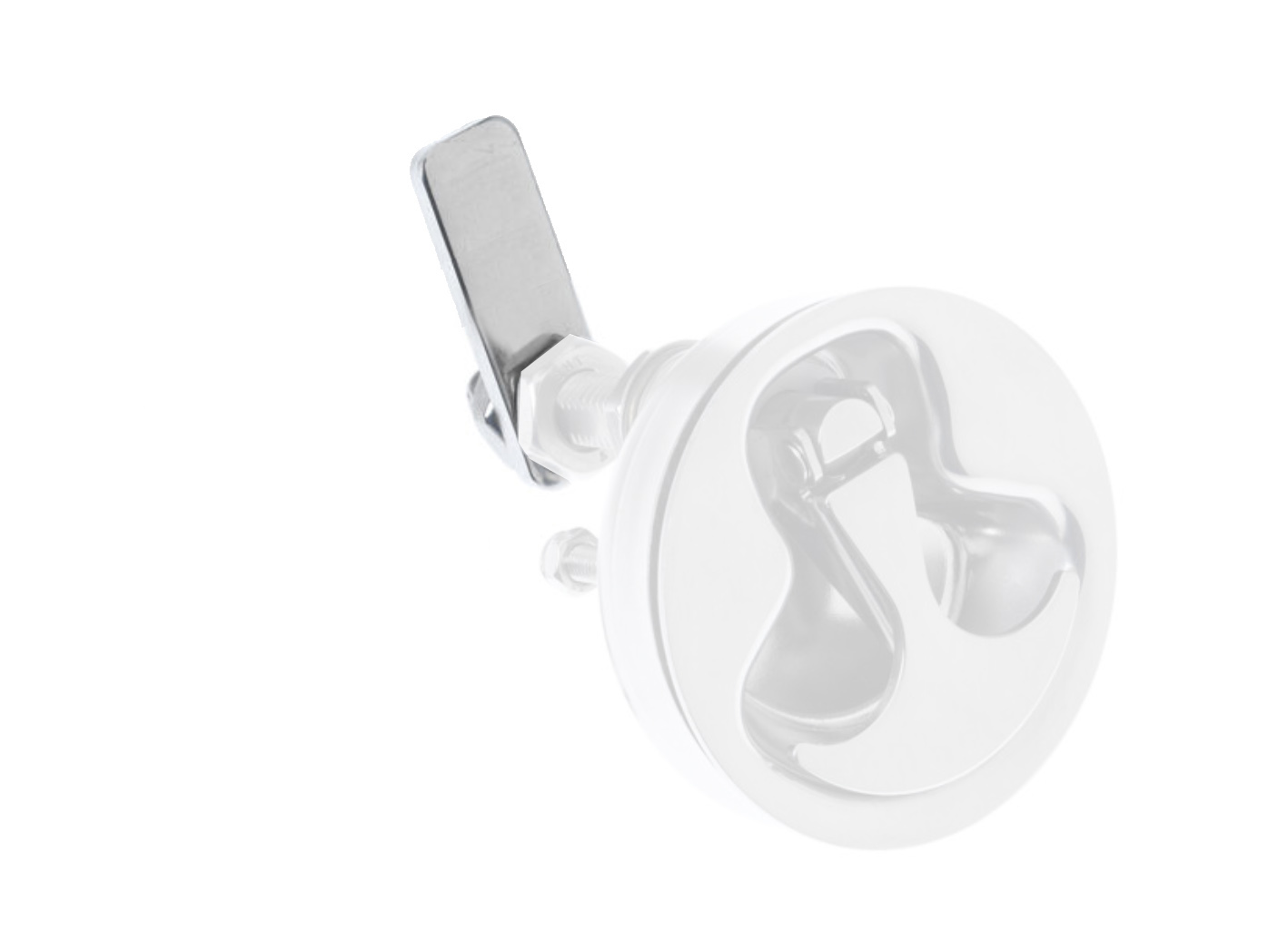 Roca Rvs schoot, recht 54mm, tbv 00309321/00308904 - 00308971 01 - 00308971