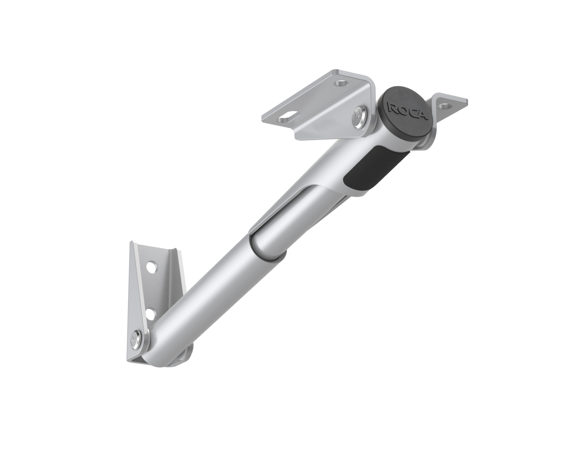 Roca Rakego neerklapbare steun grijs geanodiseerd - 382020, 176 - 00309045 01 - 00309045