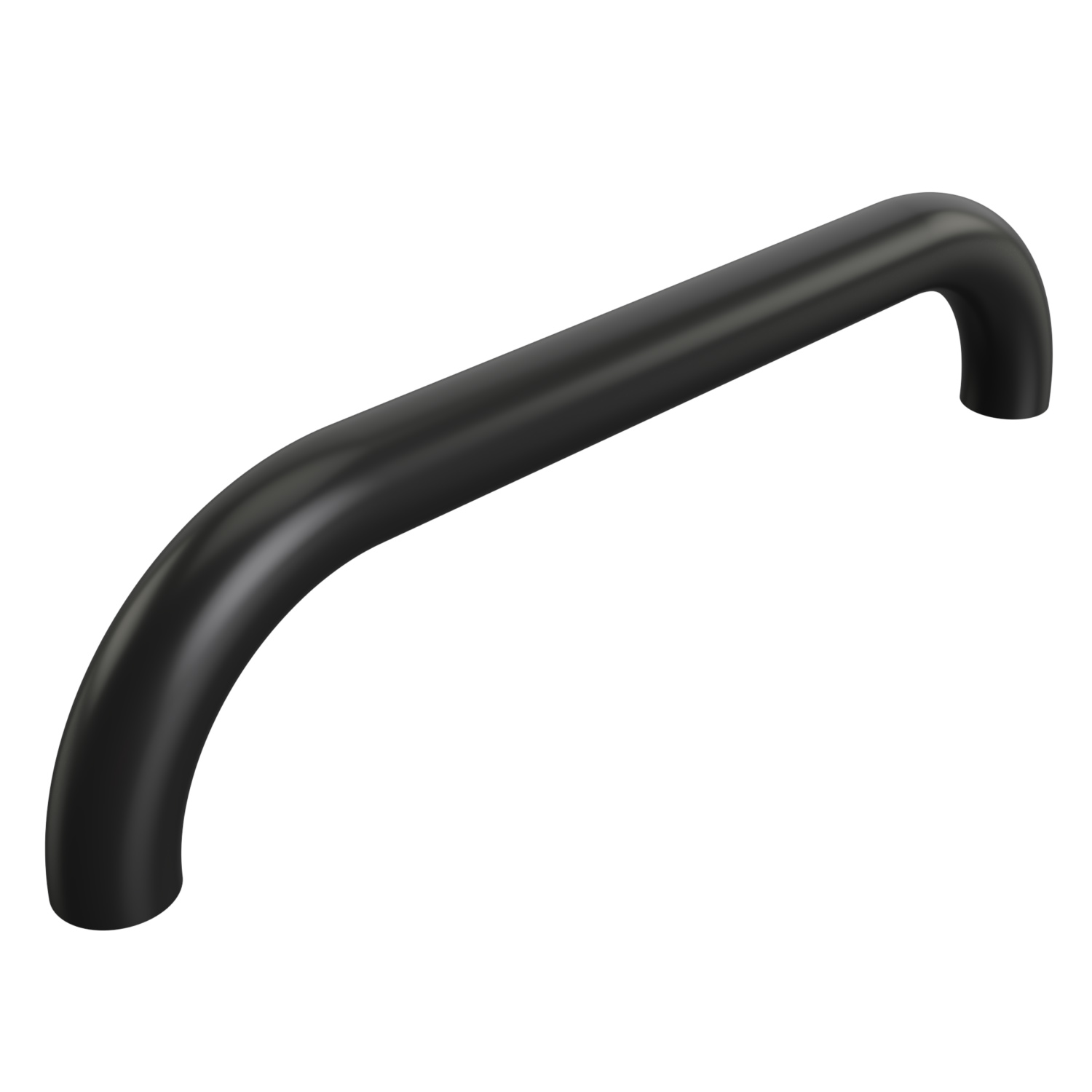 Roca rvs handrailing afgerond, zwart gecoat, 300mm - 00309702 2 - 00309702