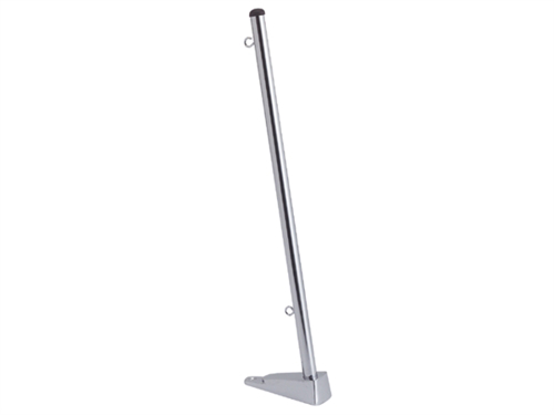 F + S Vlaggestok+basis, L=500mm, diameter 13mm, dekmontage - 00310251 01 small - 00310251