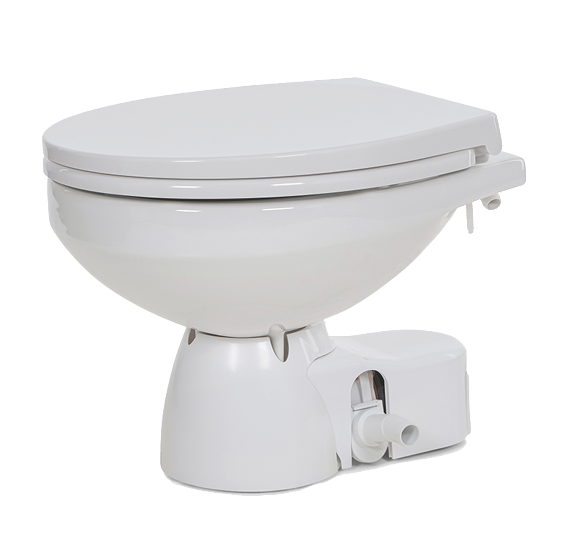 38245-3094 Jabsco Quiet Flush E2 Compact elektr. toilet 24V met spoelwaterpomp, soft closing - 00322165 1 - 00322165