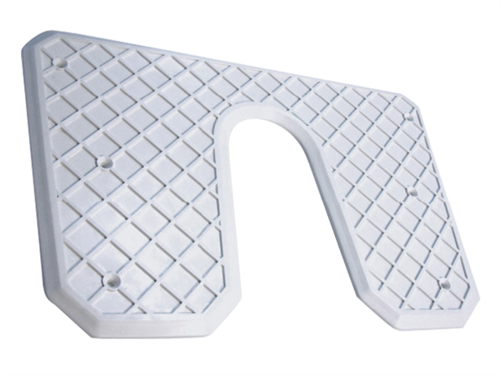 Spiegelbeschermplaat, wit, L270xB100xD5mm - 00329736 01 small - 00329736