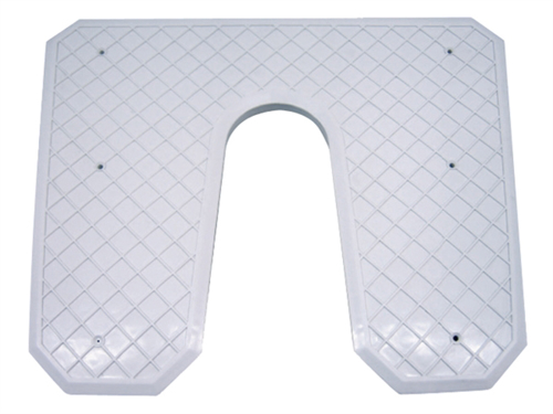 Spiegelbeschermplaat, wit, L270xB100xD5mm - 00329736 02 small - 00329736