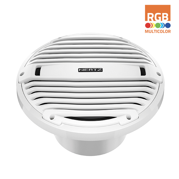 Hertz HMS 10 B4-LD-W - 10" Marine subwoofer 4 Ohm wit RGB LED - 00380048 01 - 00380048