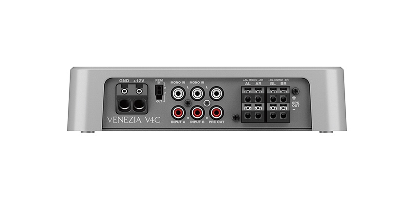 Hertz VENEZIA V4C - Marine Hi-Res compact D-Class 4-kanaals versterker 760 Watt - 00380084 03 - 00380084