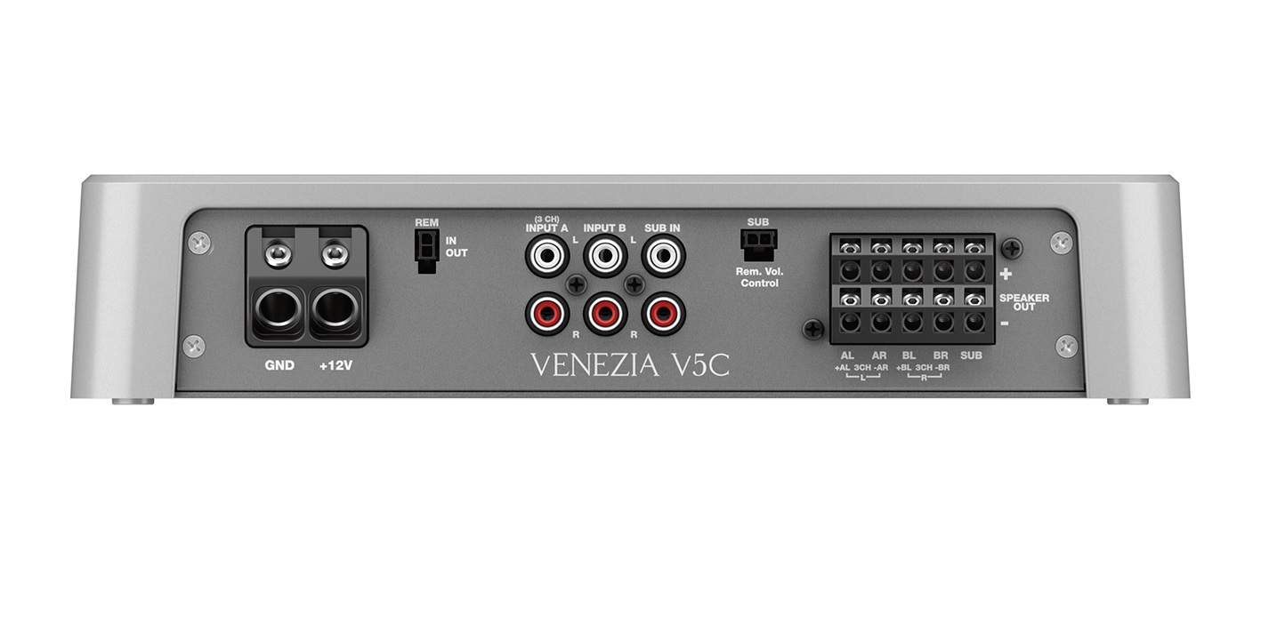 Hertz VENEZIA V5C - Marine Hi-Res compact D-Class 5-kanaals versterker 1010 Watt - 00380085 03 - 00380085