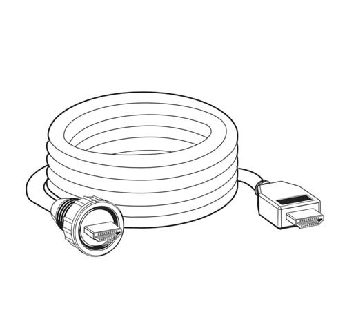 Humminbird AD HDMI IN 10  - APEX HDMI video IN kabel waterdicht 3 m 10' - 00447713 01 small - 00447713