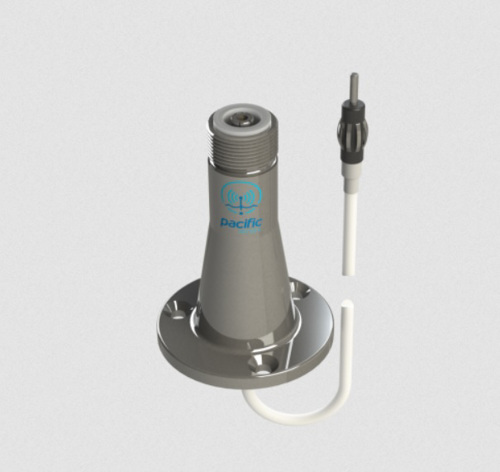Pacific Aerials SeaMaster - P6167 FM+AM RVS deksteun+5m kabel - 00450646 01 small - 00450646