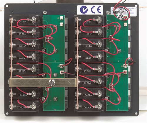 Bep Schakelpaneel, 16 Schakelaars/12v, Anlg V+A - 00598616 02 small - 00598616