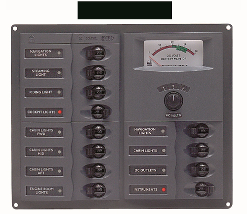 Bep Schakelpaneel, 12 Schakelaars/24v, Anlg Volt - 00598645 01 small - 00598645