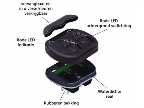 BEP Contour G2, 6 schakelaars+zekering - 00598692 04 small - 00598692