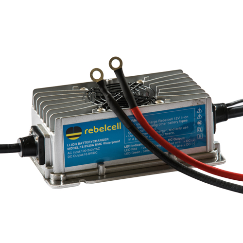 Rebelcell Acculader 16.8V20A Li-ion (IP65) waterdicht tbv 12V50/12V100 li-ion accu 16.8 Volt - 00710526 01 small - 00710526