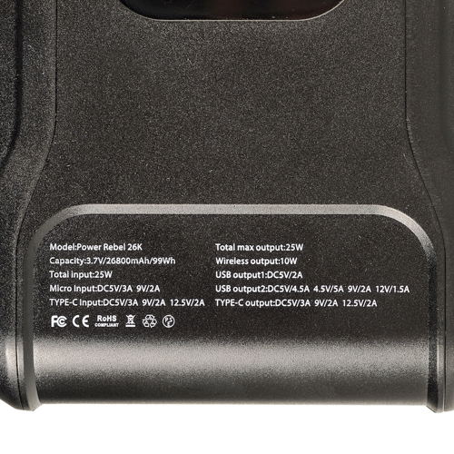 Rebelcell Power Rebel 26K Powerbank V2 (99Wh) - 00710592 04 small - 00710592