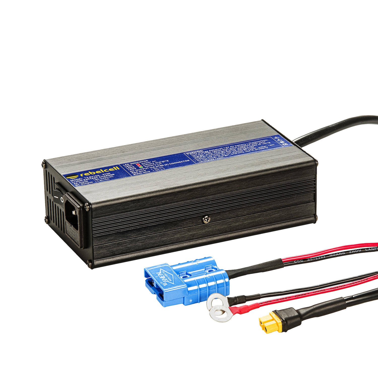 Rebelcell 12.6V10A XT60 acculader - Outdoorbox plus AV - 12.35AV/12.50AV/12.70AV - 00710630 1 - 00710630