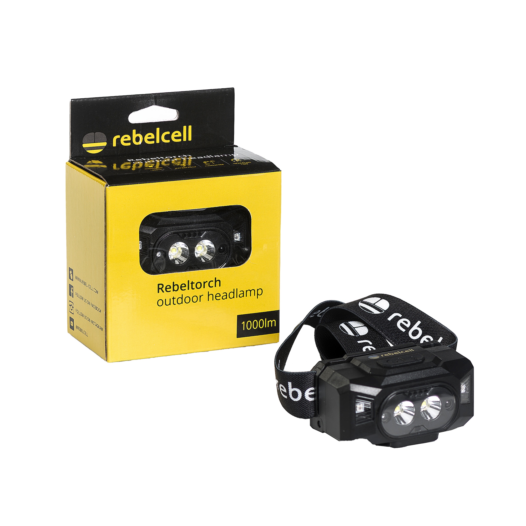 Rebelcell Rebeltorch hoofdlamp (3200mAh) - 00710640 02 - 00710640