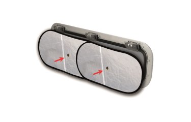 WATERLINE verduistering met muggenhor patrijspoorten