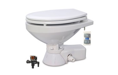 JABSCO Elektrisch toilet Quiet Flush Regular met solenoid