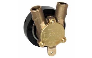 JABSCO Koelwaterpomp direct op de motor