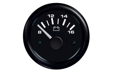UFLEX Voltmeter Ultra Black