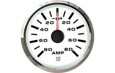 UFLEX Uitlaattemperatuurmeter Ultra White SS