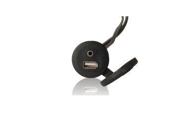 FUSION USB+3,5mm AUX flush aansluiting