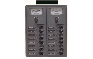 BEP 904A Schakelpaneel met volt en amperemeter