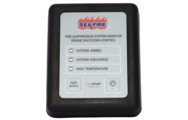 Sea-Fire Legacy motorstop bediening rechthoekig, hoge temperatuur