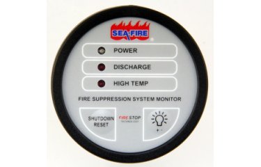 Sea-Fire Legacy motorstop bediening rond, hoge temperatuur