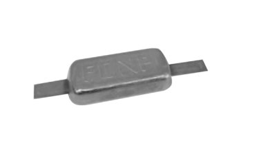 Las anodes voor op de romp